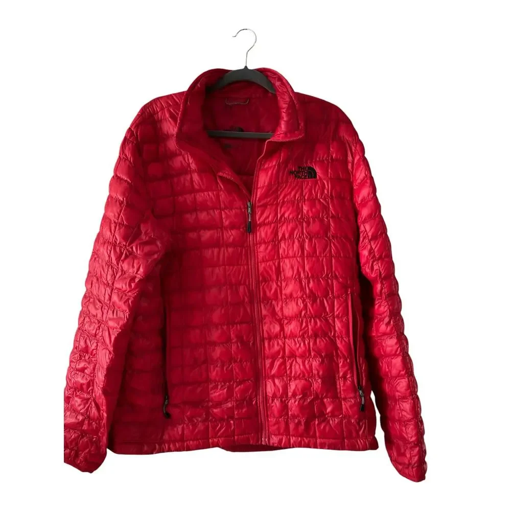The North Face Red Thermal Puffer Jacket Men’s Large